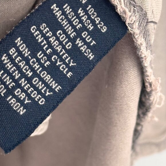 TERRE BLEUE Sleeveless Floral Embroidered Lyocell Shirt Dress Gray Size Large - Picture 4 of 13